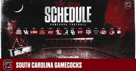 gamecock home football schedule|2024 usc gamecocks football schedule.